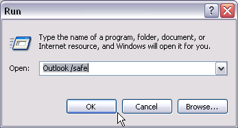 1. Open the Start menu and click on Run.
