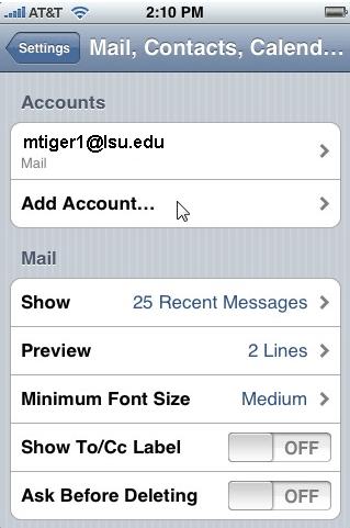 Screen shot of step three