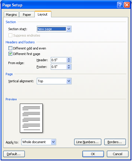 Page Layout