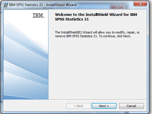 screenshot of installation wizard