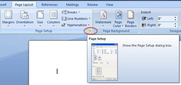 screen shot step 1