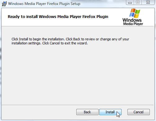screenshot of the install plug-in window.