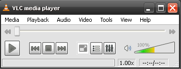 screenshot of VLC Media player