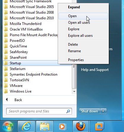 Windows 7 Selective Startup Programs