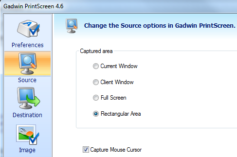 screenshot of the gadwin printscreen window.