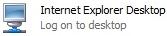 VMware View Desktop Internet Explorer.