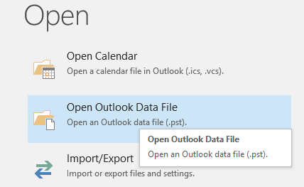LSUMail: Open an Old Archive File in Outlook 2016 - GROK ...