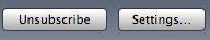 screenshot of settings button