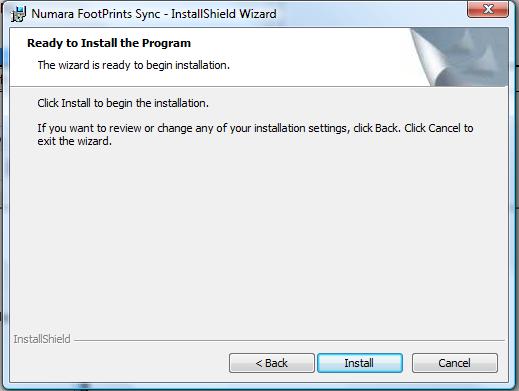 Install button