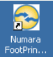 Foot Prints Sync Setup icon.