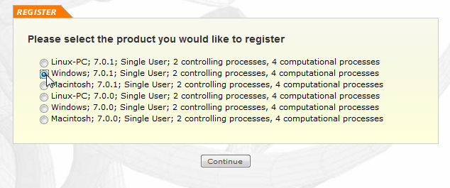 Product selection
