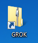 a zipped folder on the desktop