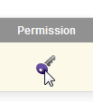 permissions with key icon selected