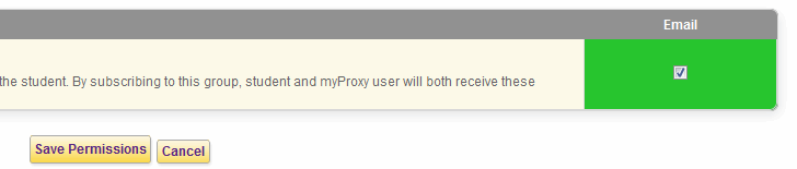 save permissions button at the bottom of the screen.