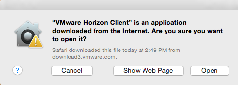 showing to click Open
