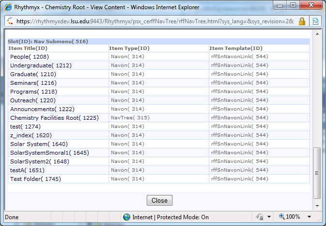 Nav Submenu slot section.