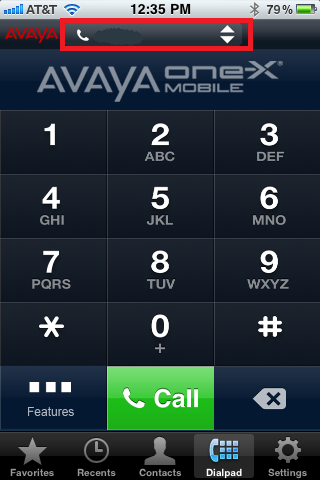 Avaya one-X, you are now connected to network