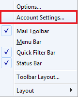 account settings button