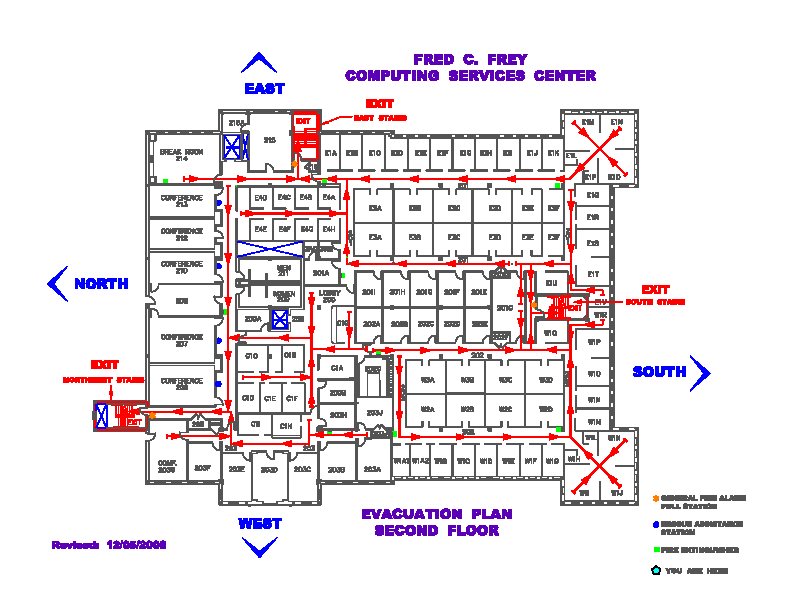 second floor evacuations