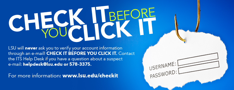 Check It Before You Click It Phishing Malicious Links Spoofed