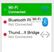 WiFi selection in Network Settings