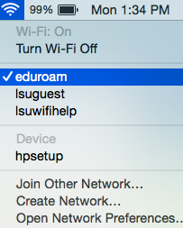 Connected task bar status Yosemite