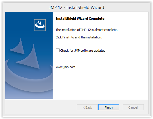 Finished installing window