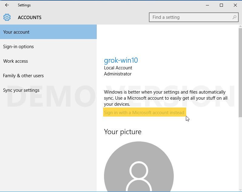 Windows 10: Sign In with a Microsoft Account - GROK Knowledge Base