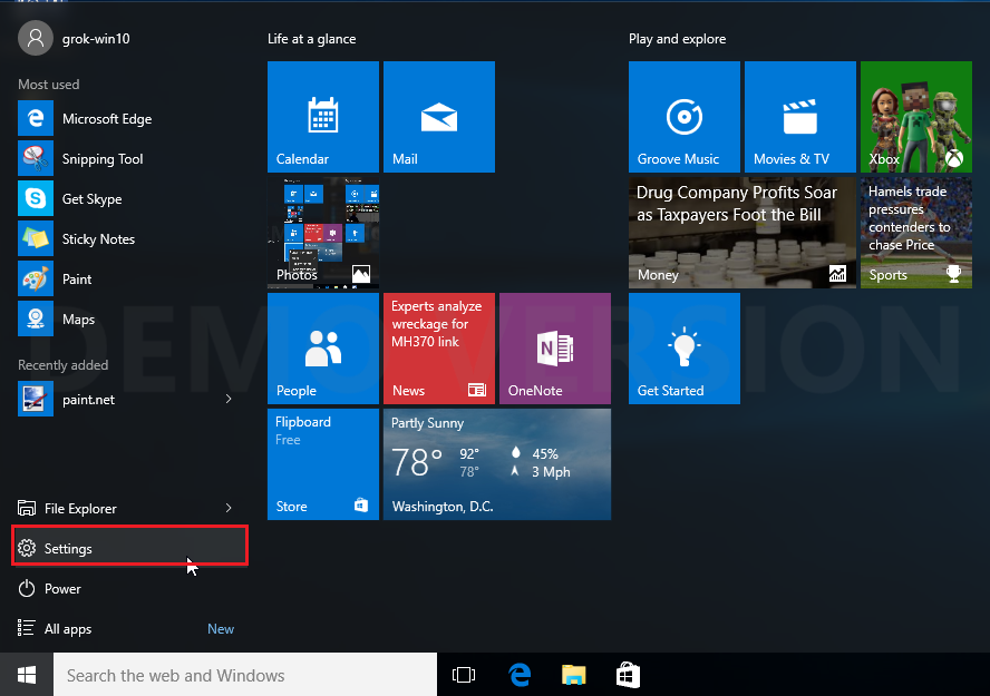 windows 10 start menu not opening in build 1511