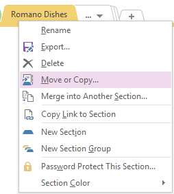 Move or Copy option