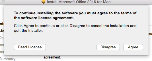 User agreement