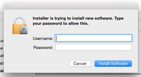 Password screen