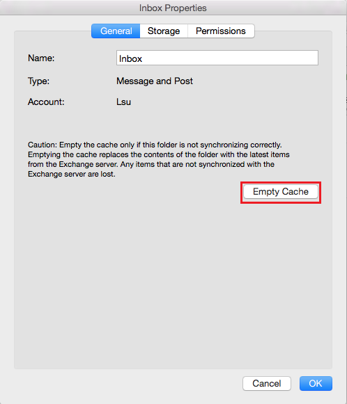how to clear outlook cache outlook 2016