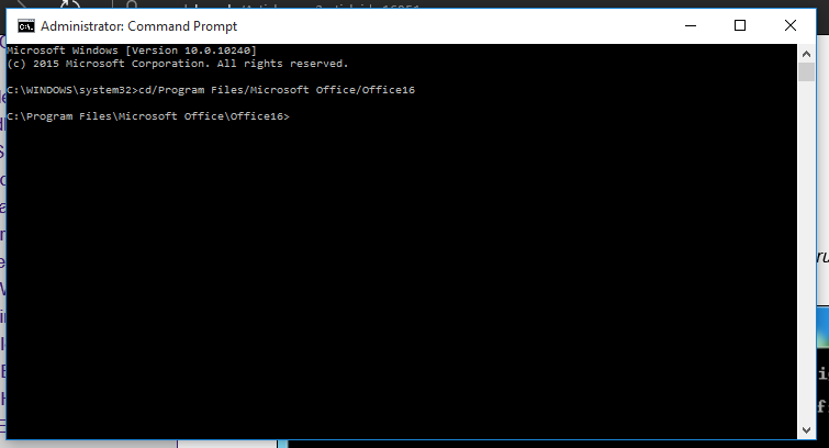 Administrator Command Prompt