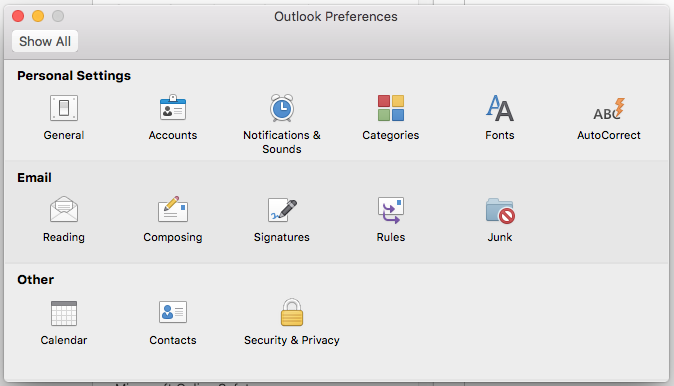 how to set up signature in outlook on mac