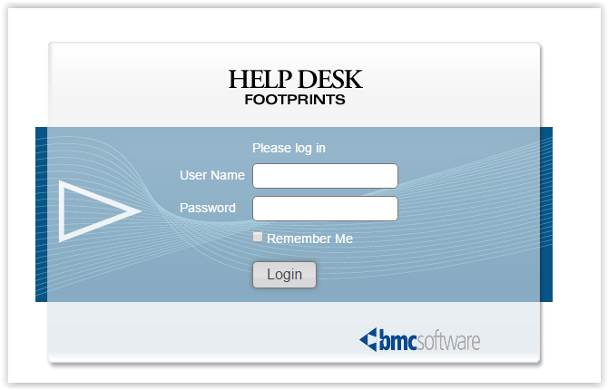 Foot prints login window