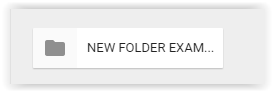 new folder in google drive
