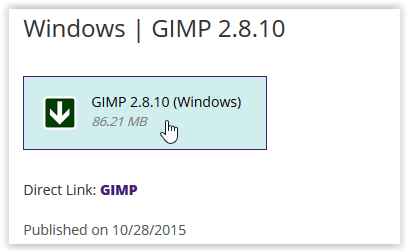 Gimp user manual download for windows