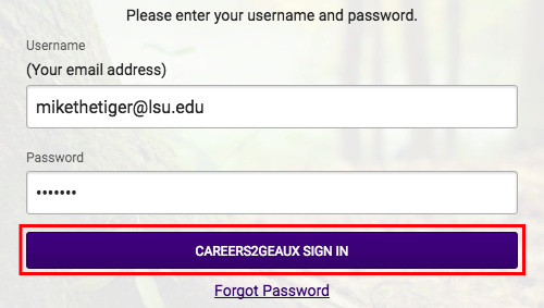 login screen with sign in button highlighted