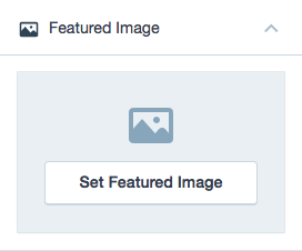 Featured image settings