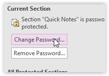 password protection