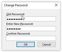 enter new password
