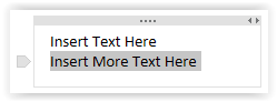 move text in text box