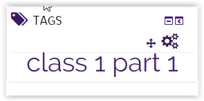 tags block