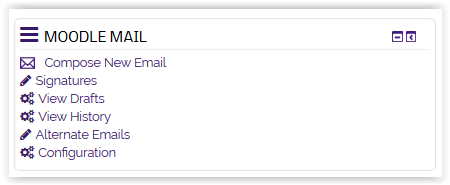 Moodle Mail on Moodle 3