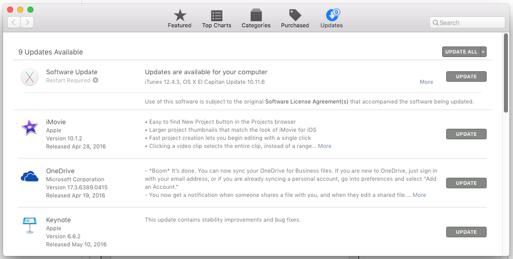 check for software update on mac