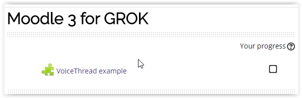 VoiceThread example