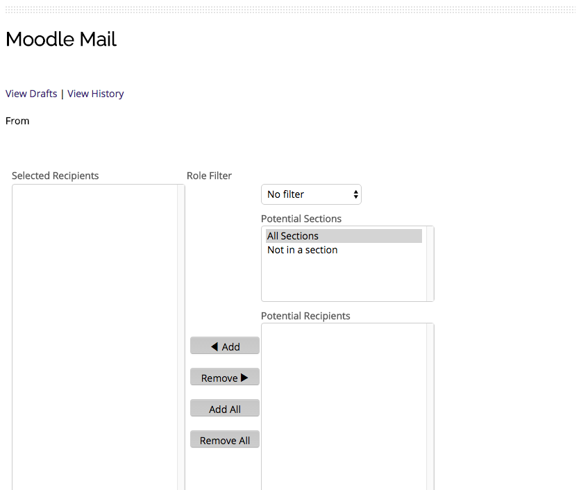 Add Recipients section