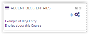 recent blog posts block