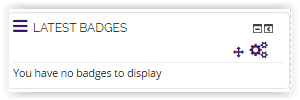 moodle 3 latest badges block